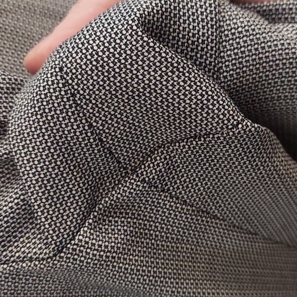 TALBOTS Black and White Patterned Lined Trousers - Picture 7 of 14